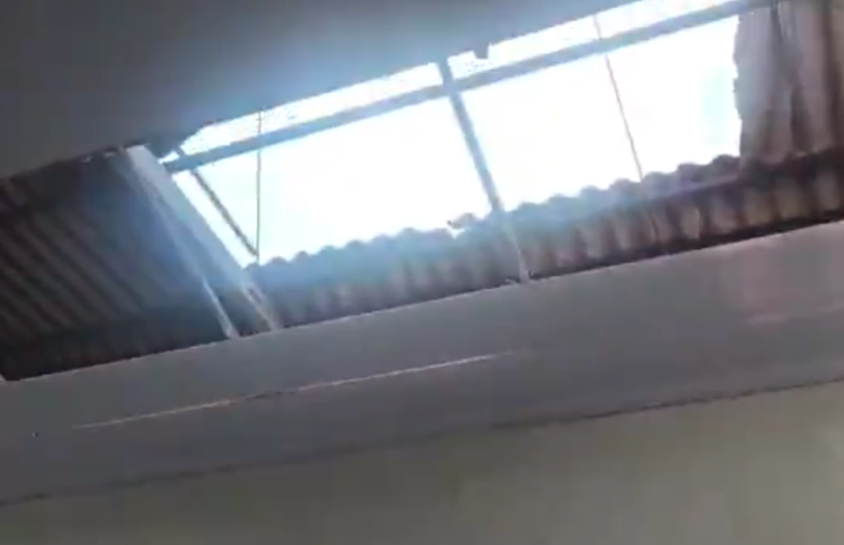 Teto de escola pública desaba no Paranoá e atinge monitora
