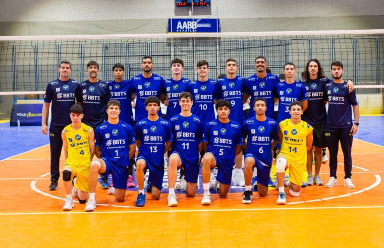 Time de vôlei representa o DF em torneio de base